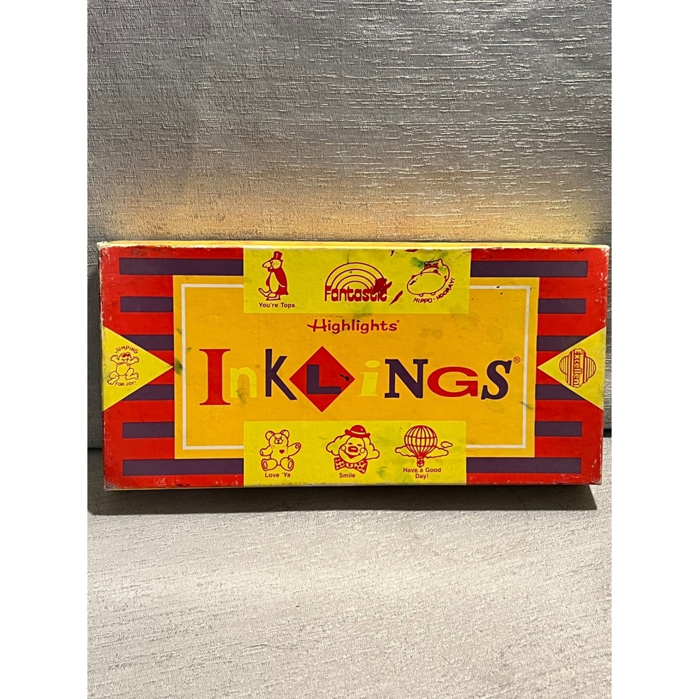 Vintage Highlights Inklings Rubber Stamp Set Teacher Classroom Scrapbook Crafts